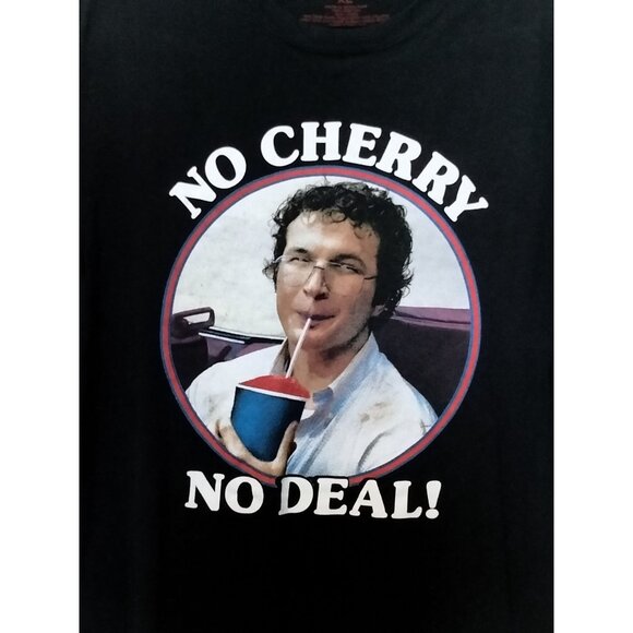 Stranger Things Mens No Cherry No Deal Graphic Black T-Shirt XL - Picture 3 of 6